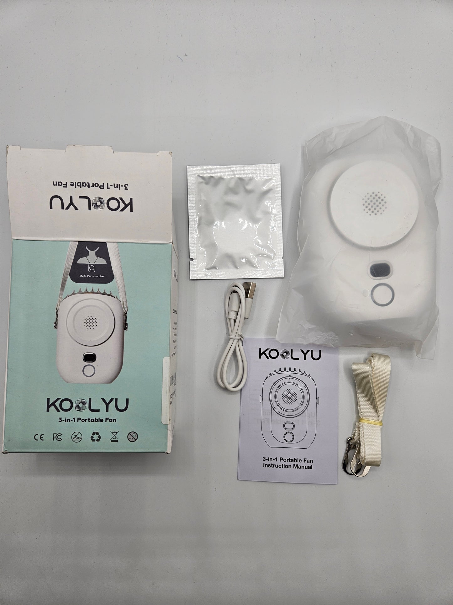 Koolyu Portable Personal Fan