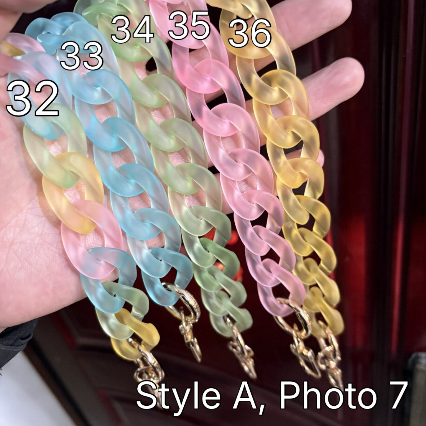 Bag Chain Link Strap Decoration - Style A, Photo 7 - PREORDER 9/5-9/8