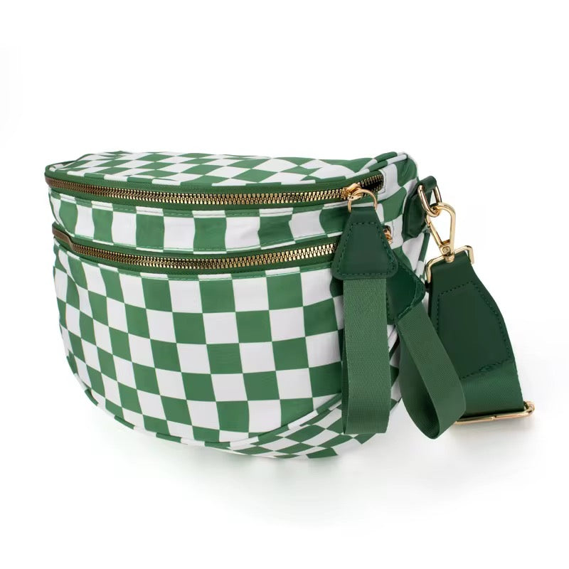 Roni - Checkered- Nylon Crossbody