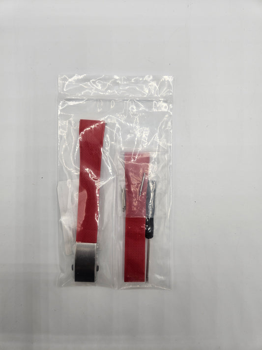 Fast Release Cut-to-Size 20mm Watch Band with Buckle Soft rubber