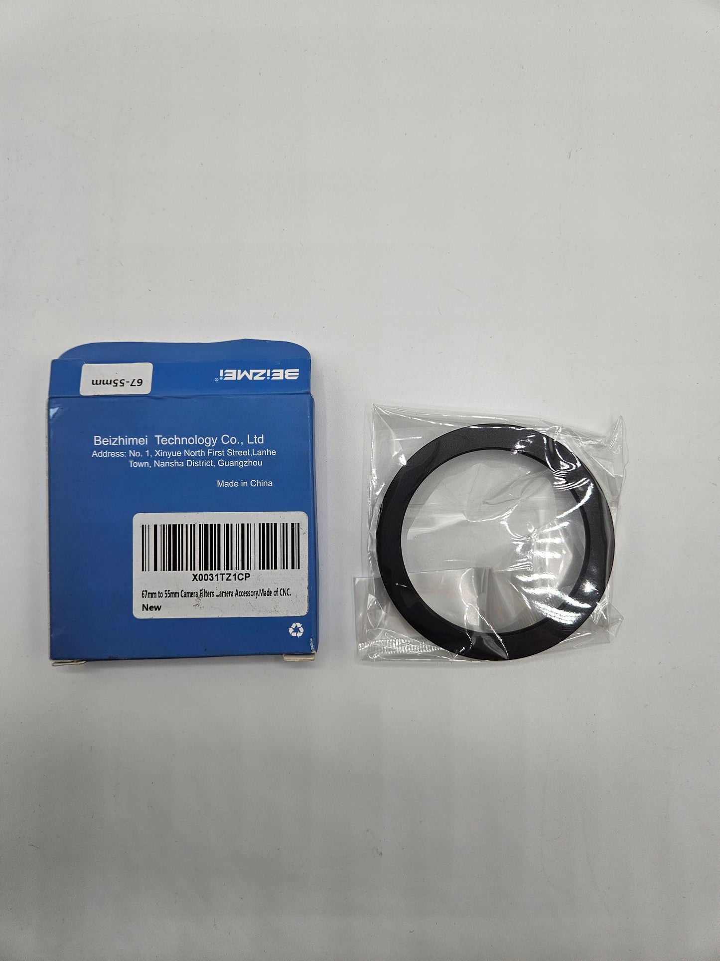 67 mm to 55 mm camera filter lens adapter by BeiZMei