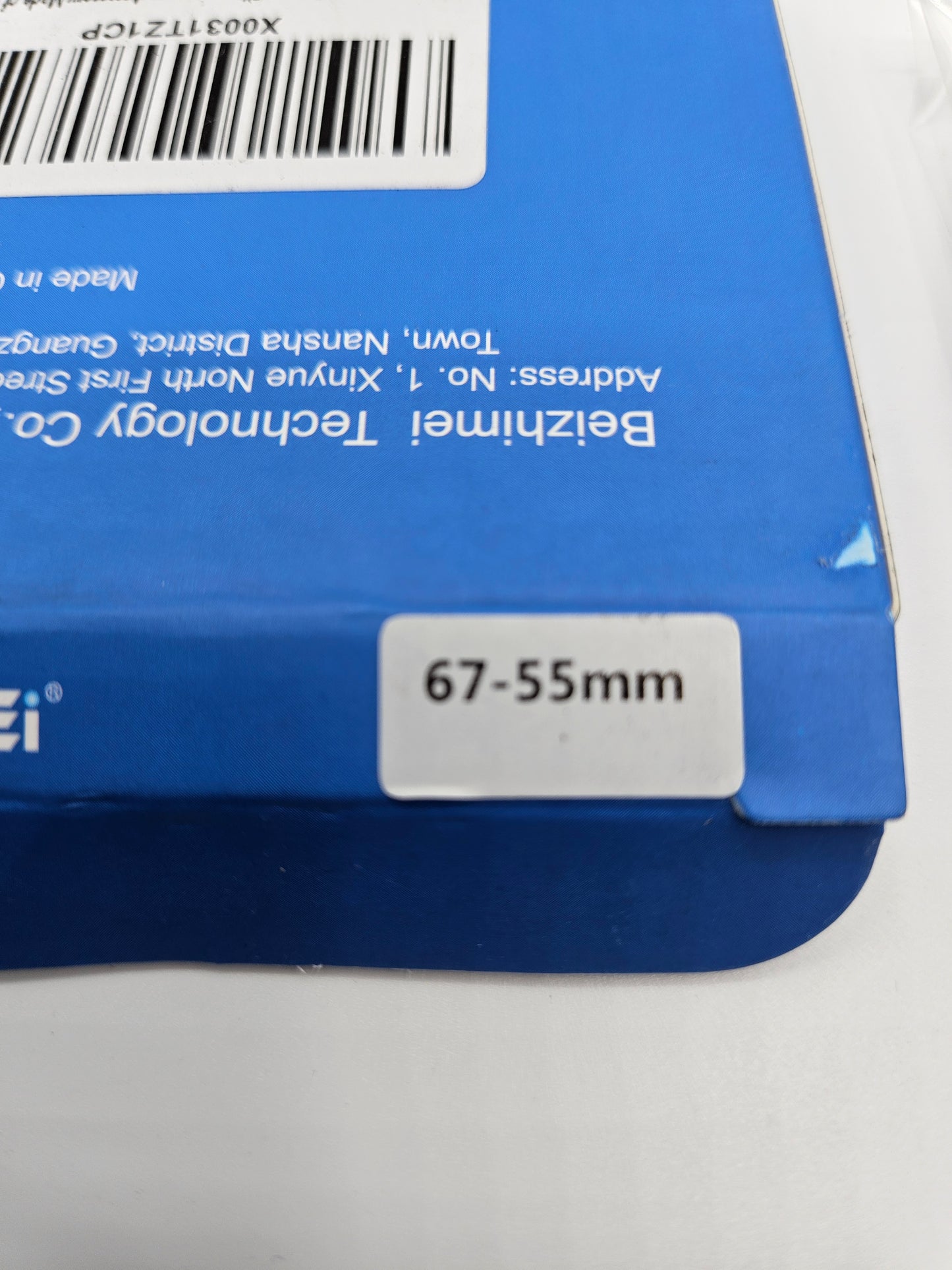 67 mm to 55 mm camera filter lens adapter by BeiZMei