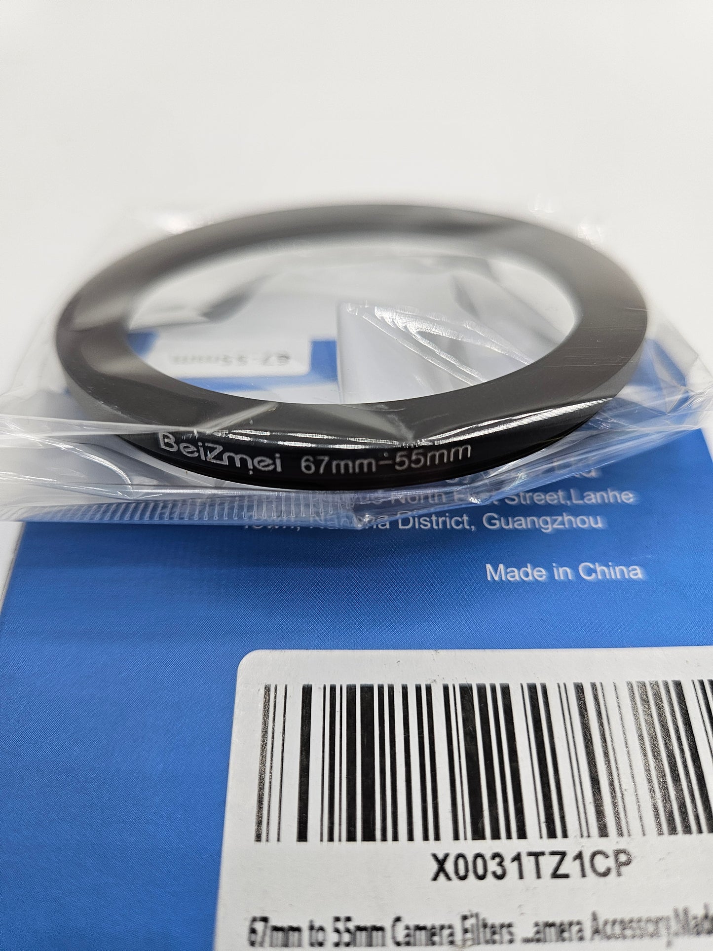 67 mm to 55 mm camera filter lens adapter by BeiZMei