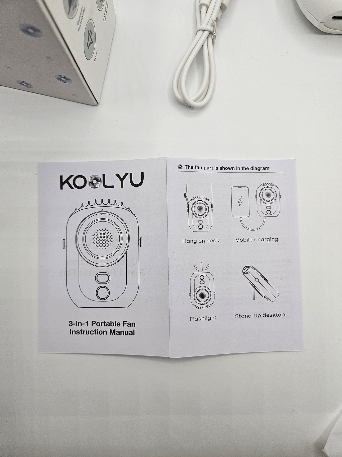 Koolyu Portable Personal Fan