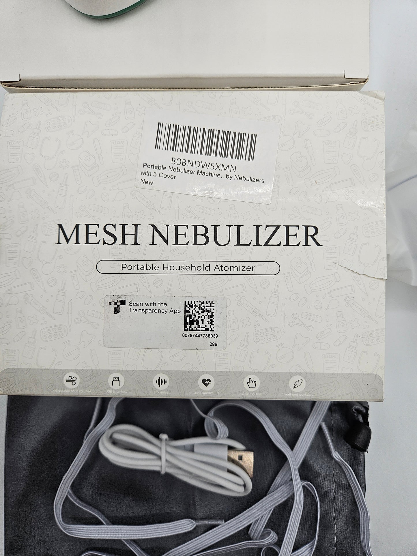 Portable Mesh Nebulizer for Adults and Kids