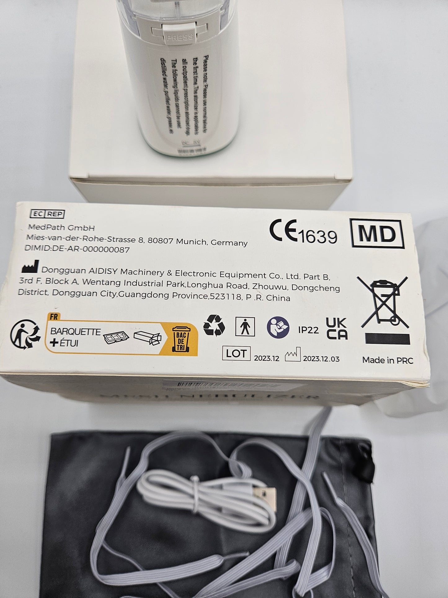 Portable Mesh Nebulizer for Adults and Kids