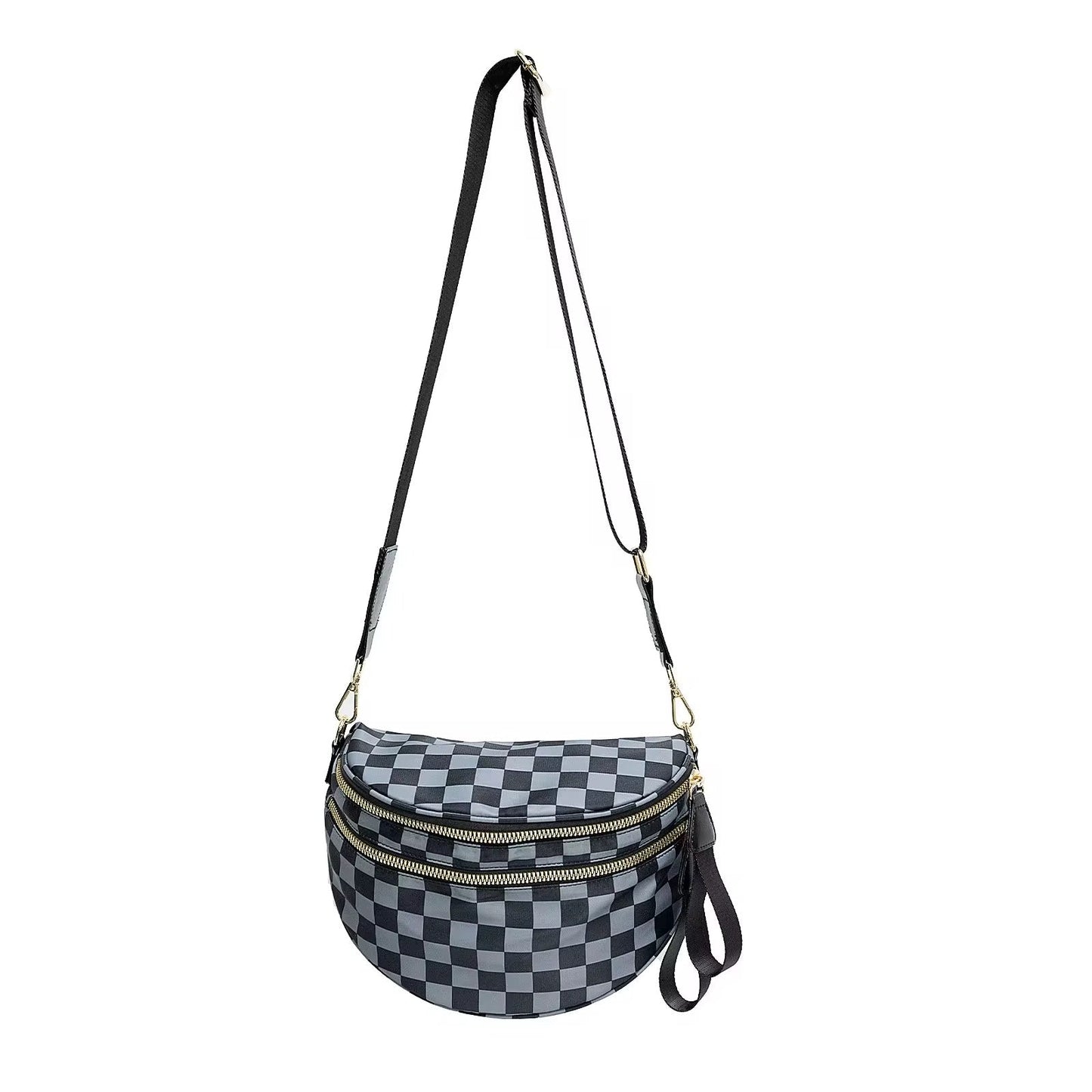 Roni - Checkered- Nylon Crossbody
