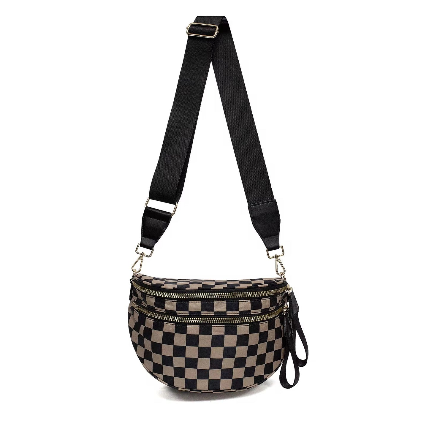 Roni - Checkered- Nylon Crossbody