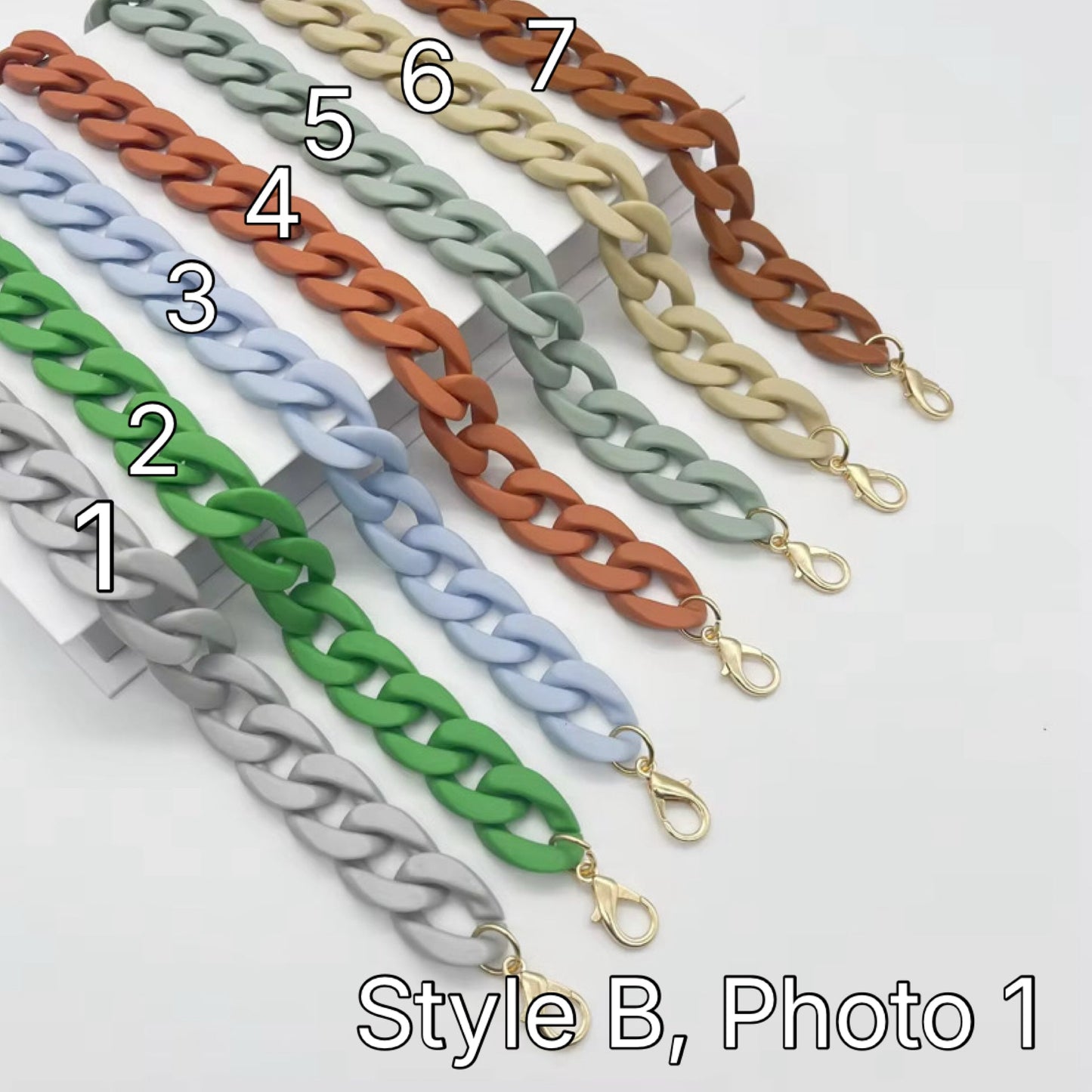 Bag Chain Link Strap Decoration - Style B, Photo 1 - PREORDER 9/5-9/8
