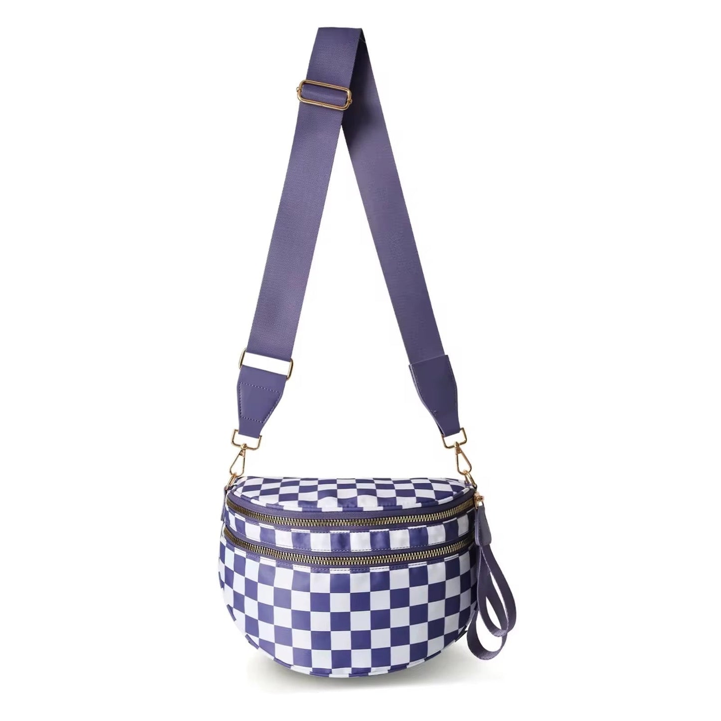 Roni - Checkered- Nylon Crossbody