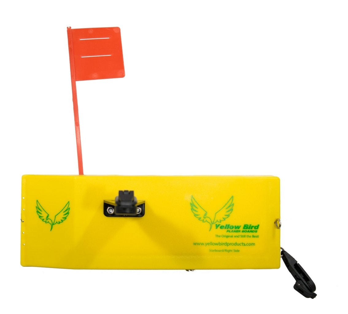Large Yellow Bird Starboard Side Planer Board (600S) – 10″