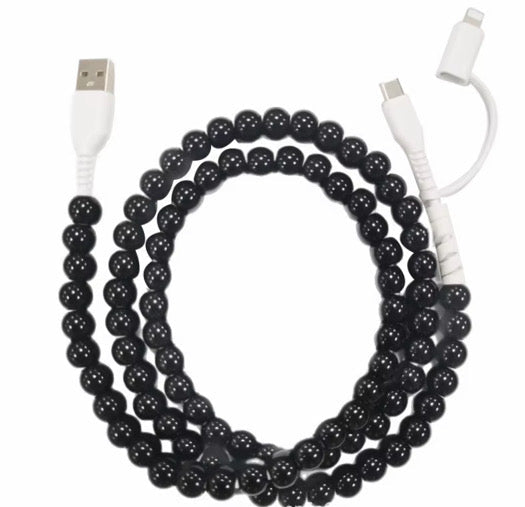 Charging Cord - Beaded #3