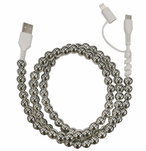 Charging Cord - Beaded #3