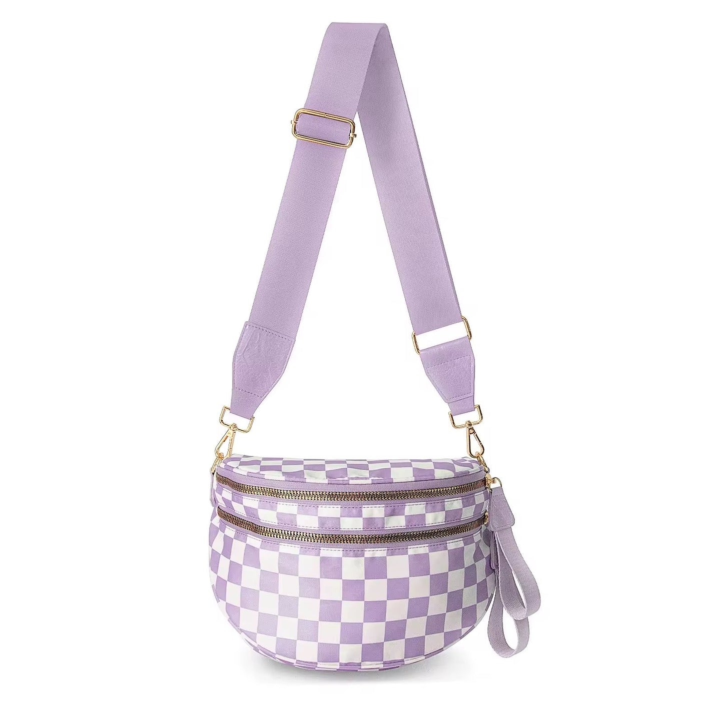 Roni - Checkered- Nylon Crossbody