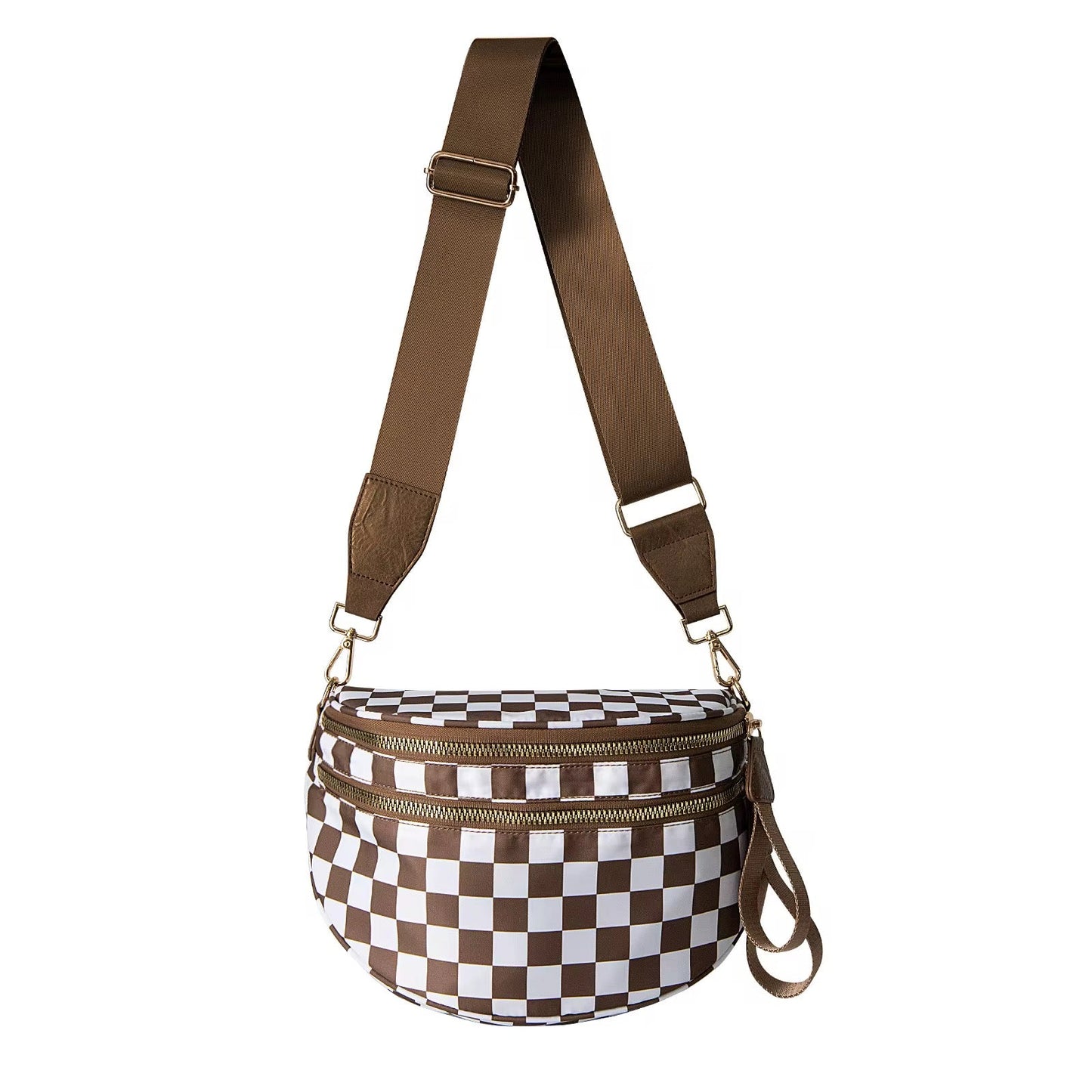 Roni - Checkered- Nylon Crossbody
