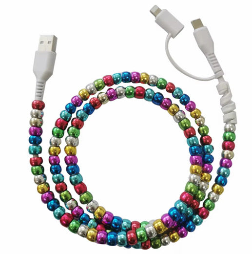 Charging Cord - Beaded #3
