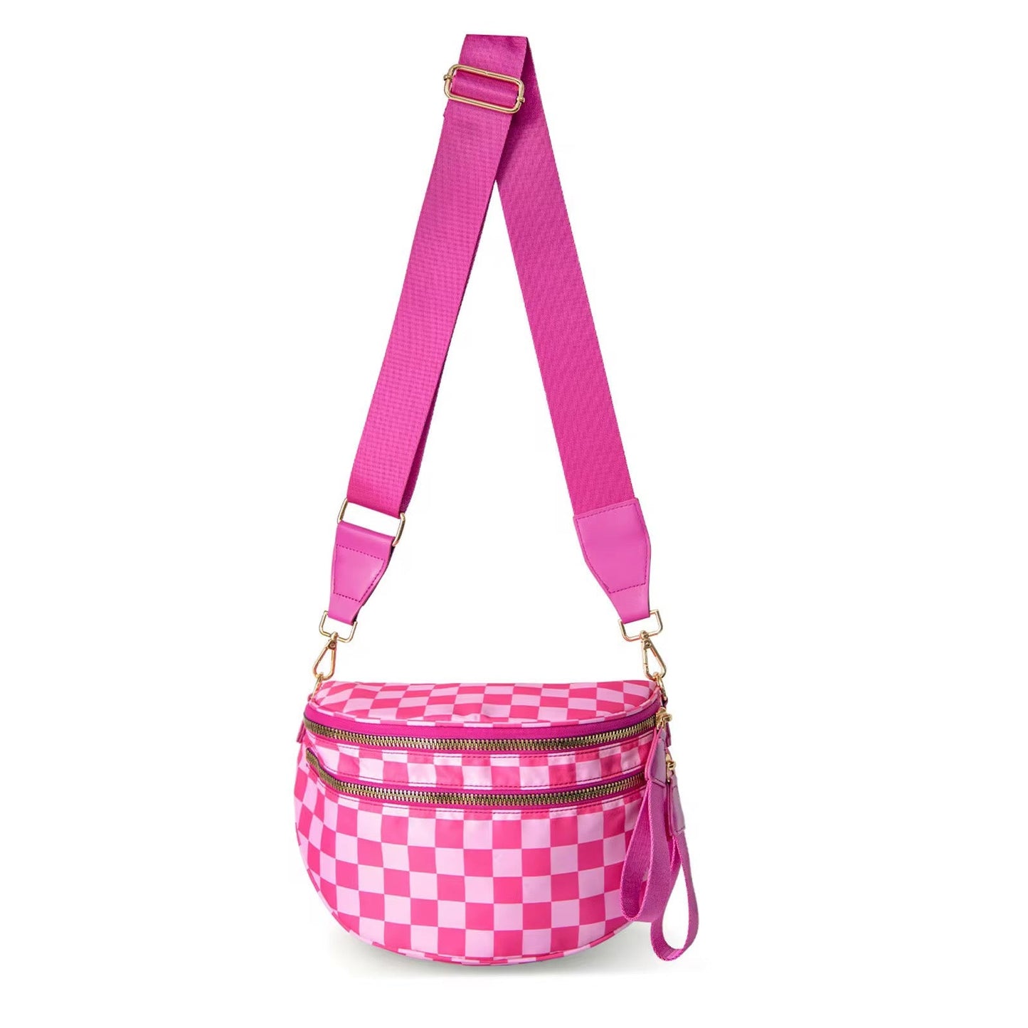 Roni - Checkered- Nylon Crossbody