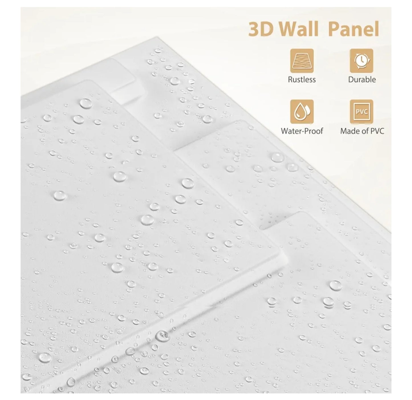 30 pieces 3D Wall Art Tiles